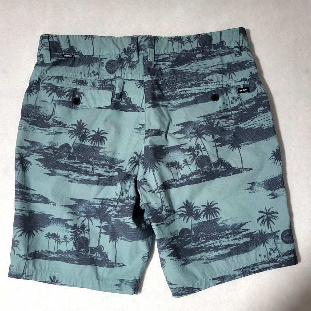 Rip Curl Mirage Boardwalks Board Shorts Mens 34 Hybrid Blue Tropical Beach - Picture 8 of 9